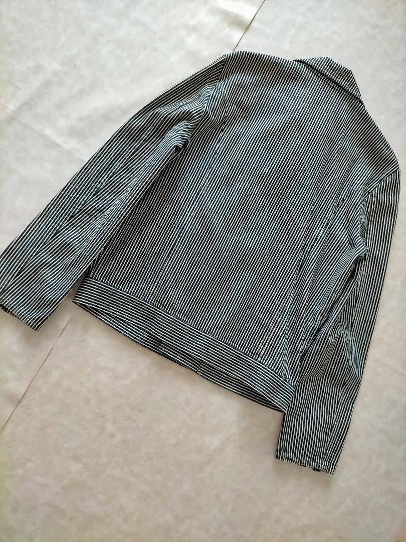 BohemianS Blue ボヘミアンズ ヒッコリーライダースジャケット M 