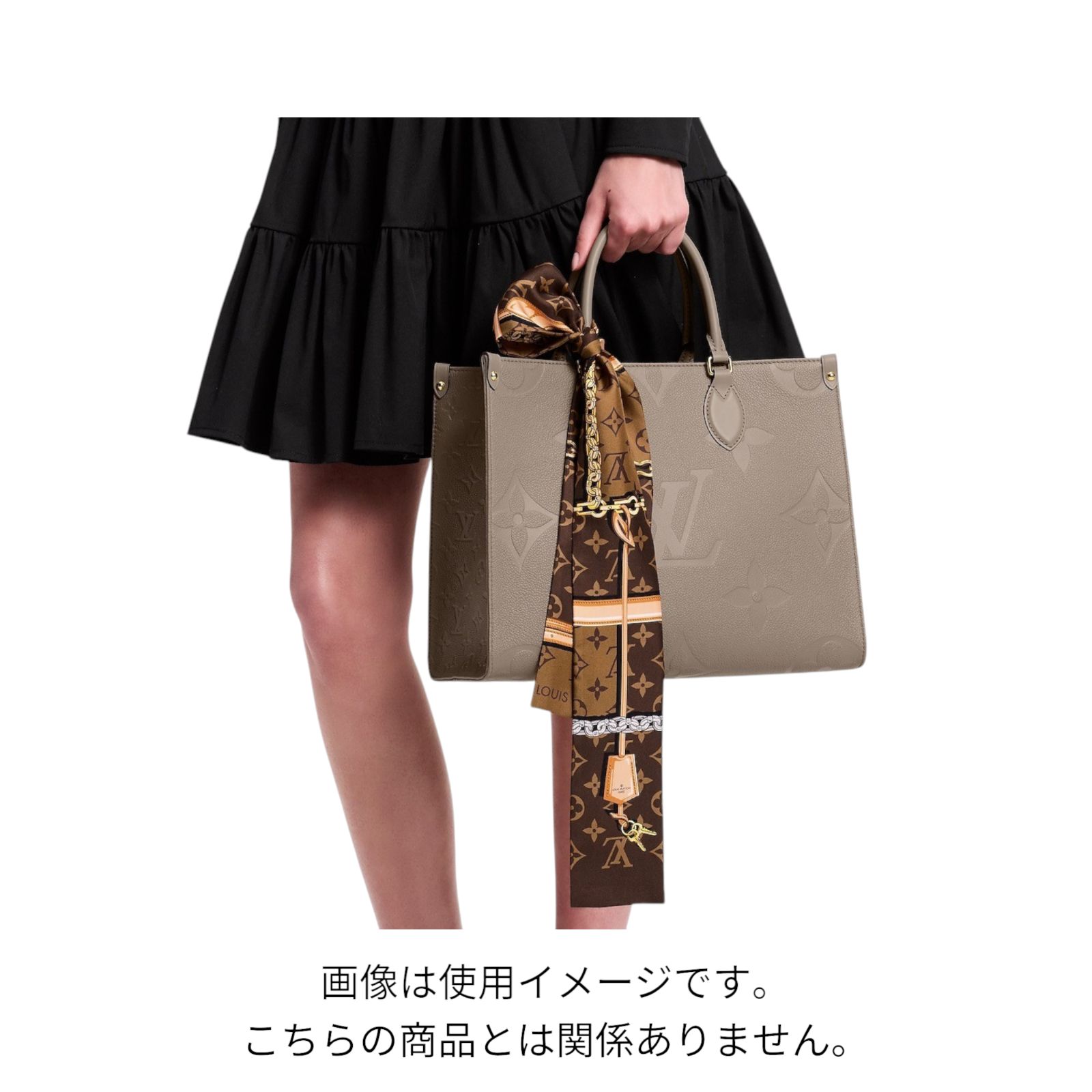 美品】LOUIS VUITTON バンドー リボンスカーフ タイ ルイヴィトン  