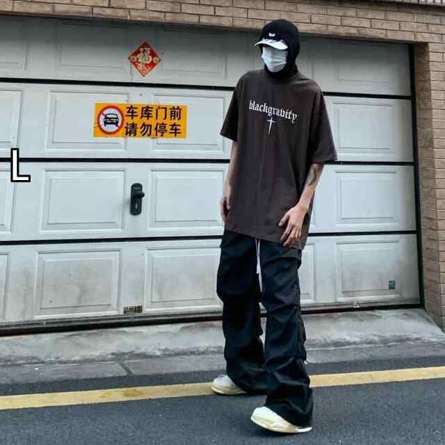 [L]メンズ ファッション 服 男性用 オシャレ シンプル 大人 かっこいい 大きいサイズ ストリート 紳士服 シンプル ラウンドネック アメリカン レトロ T シャツ 夏 カジュアル 半袖