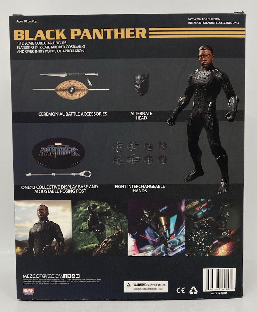 MEZCO TOYZ ONE 12 COLLECTIVE BLACK PANTHER 1/12スケール - メルカリ