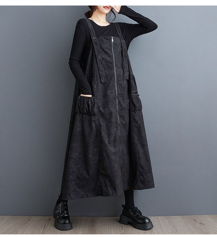 サロペットワンピース レディース