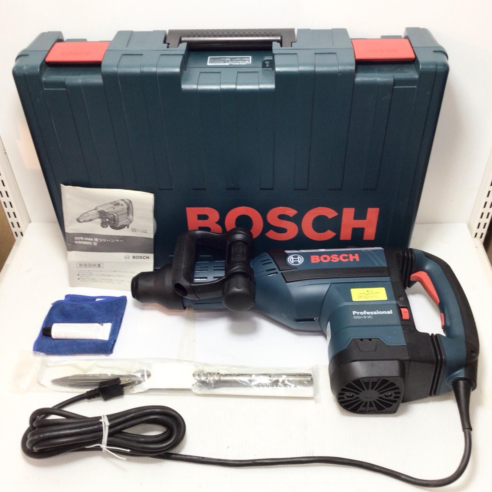 ΘΘBOSCH ボッシュ ハツリハンマー 程度A ケース付 コード式 GSH9VC ネイビー