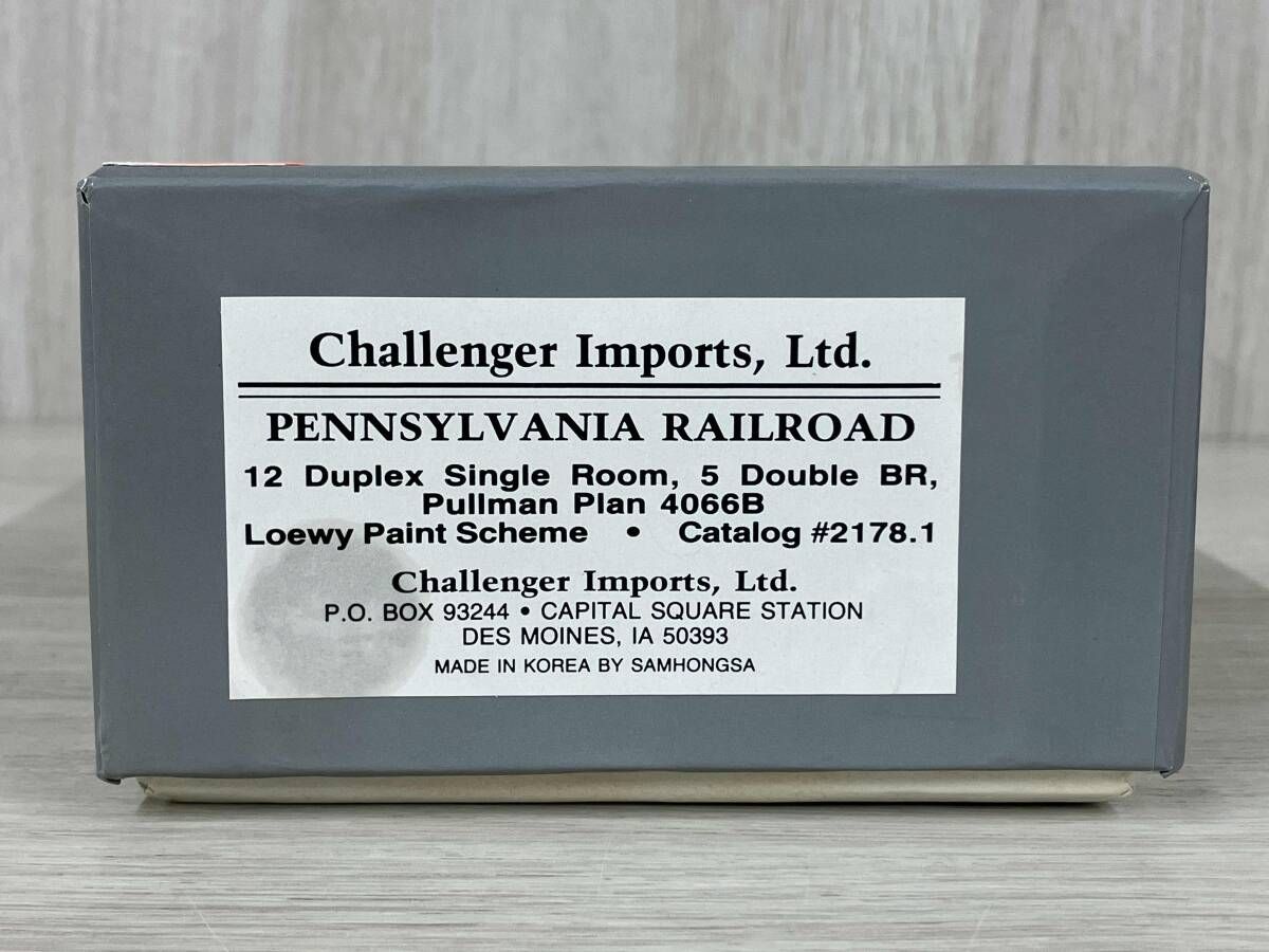 HOゲージ Challenger Imports Ltd PENNSYLVANIA RAILROAD 12 Duplex Single Room Challenger Imports