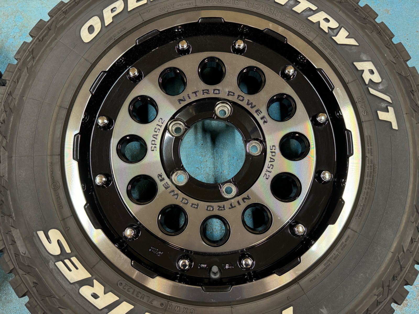 美品 マルカサービス MID ナイトロパワー ショットガン 15インチ 5.5j 