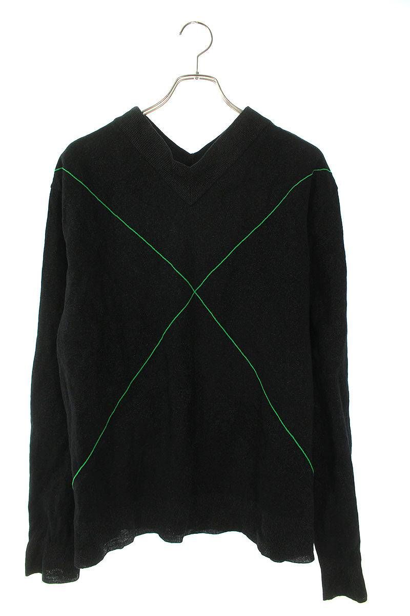 ボッテガヴェネタ 702070 V1ZH0 クロスラインVネックニット メンズ L  