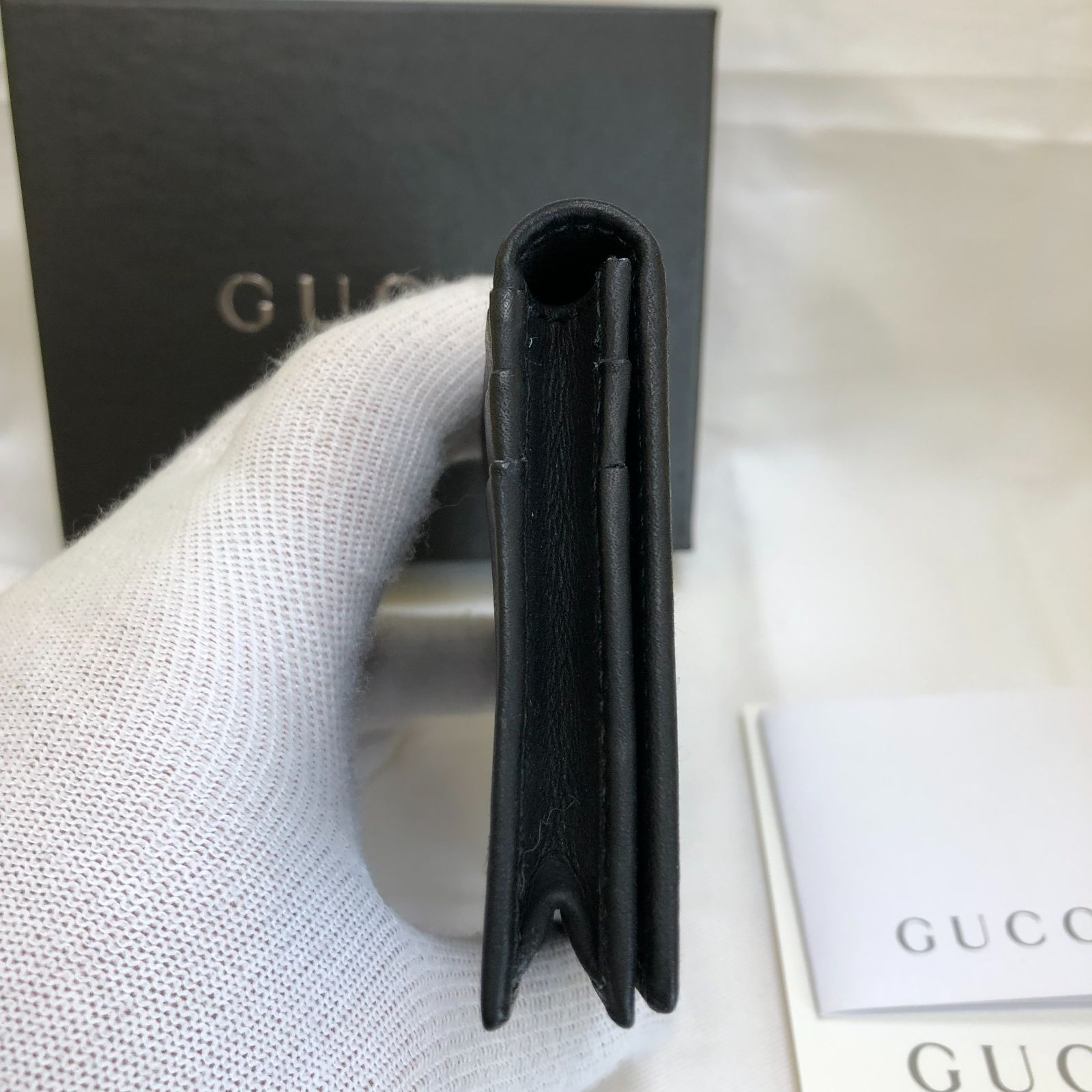 ⭐超美品⭐Ｇｕｃｃｉ グッチ ダブルG レザー カードケース 名刺入れ