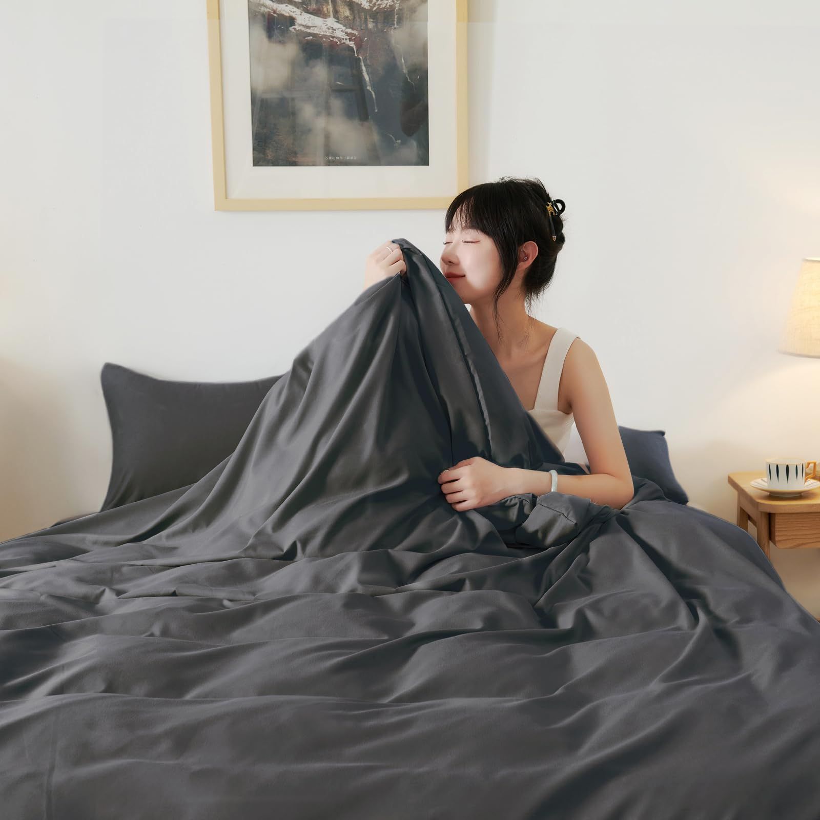 ジェラートピケ【Sleep】ベアキルトケットグレー