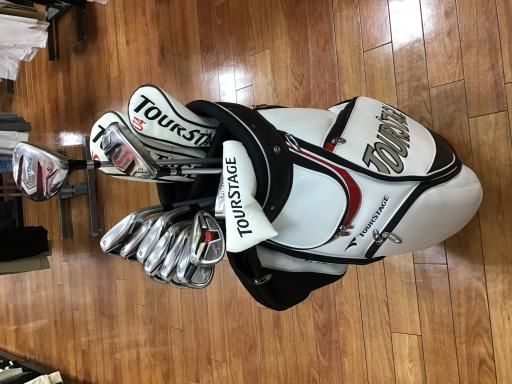 ブリヂストン V 002 11 S キャディバッグ付 クラブセット CS B-016 I フレックスR メンズ 男性用 右利き 右用 Dランク ゴルフクラブ