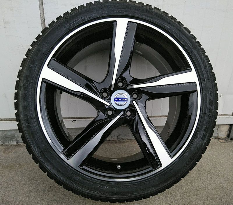 PCD1085H美品‼︎V90クロスカントリースタッドレス 235/55R18＋MAKホイール