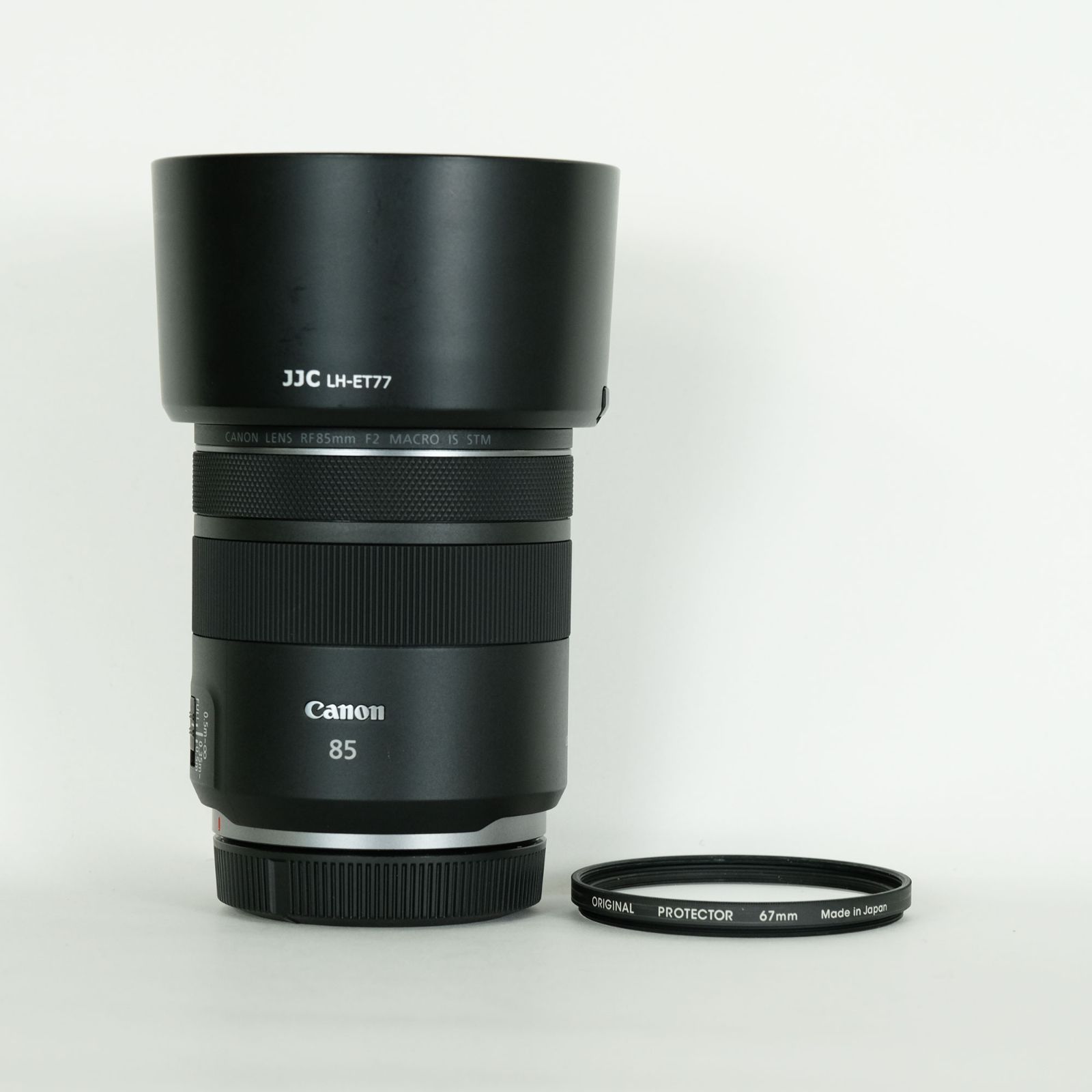 Canon RF85mm F2 マクロ IS STM レンズフード付き 【公式通販】