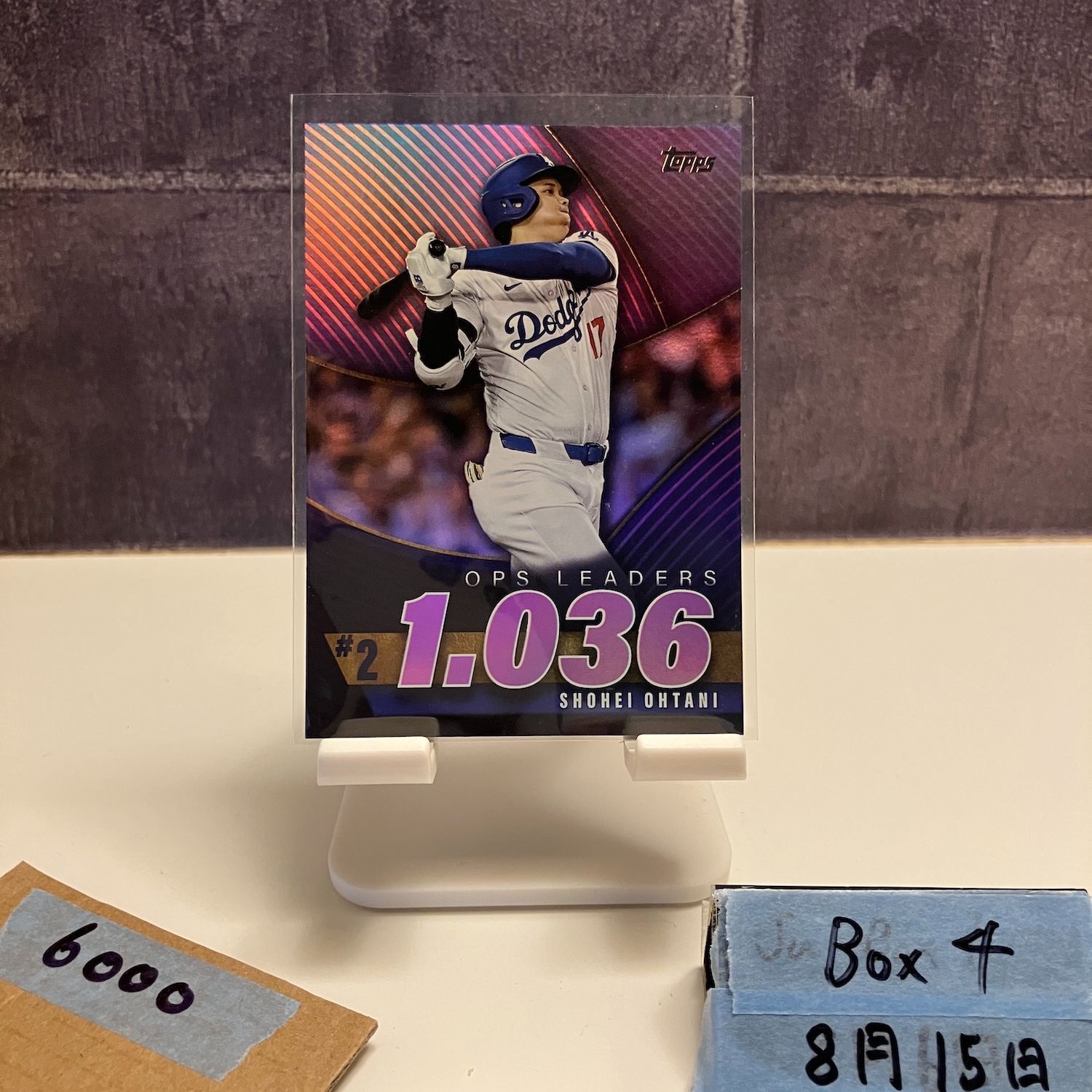2025 Topps 大谷 翔平 ロサンゼルス・ドジャース Holo Parallel カード 