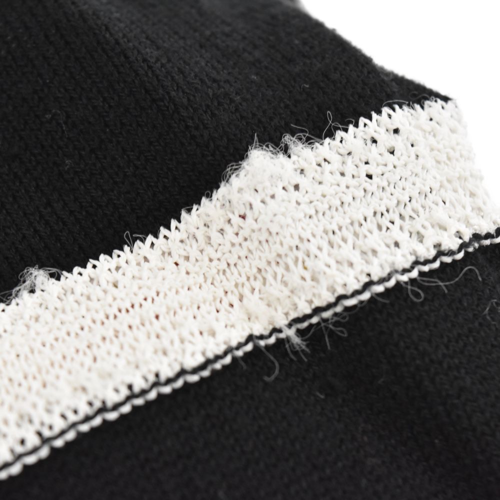 BALMAIN (バルマン) Emblem Border Knit Cardigan エンブレムボーダー