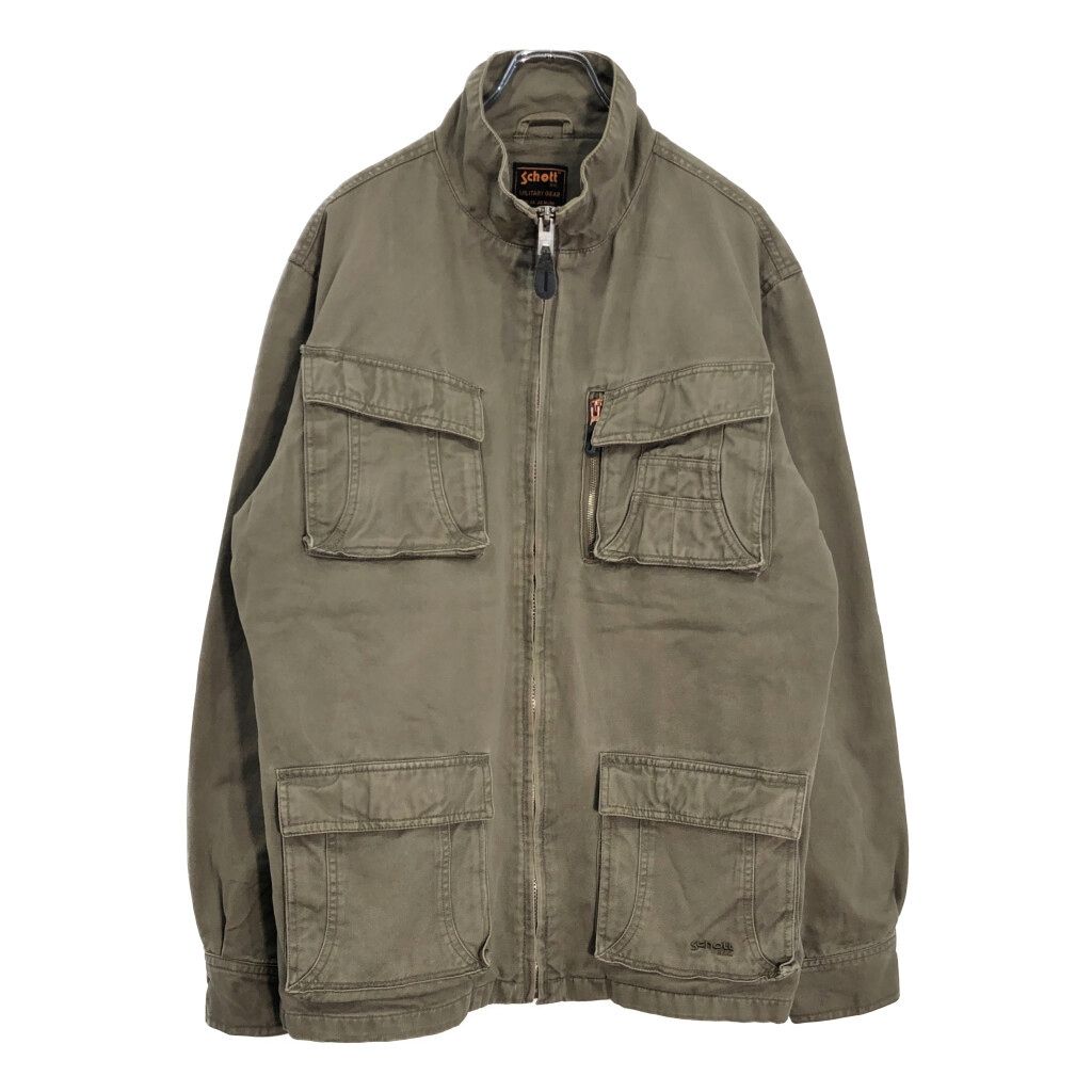 M-65 schott ショット　ミリタリージャケット　グリーン　古着　XL 80's U.S.ミリタリー M-65 フィールドジャケット - Fresh