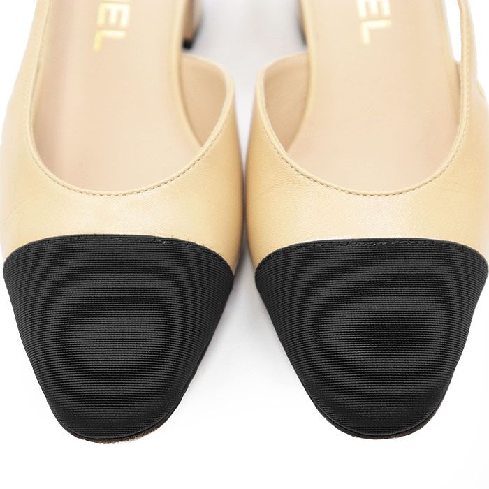 美品】CHANEL シャネル パンプス G31318 COCOマーク チャーム レザー