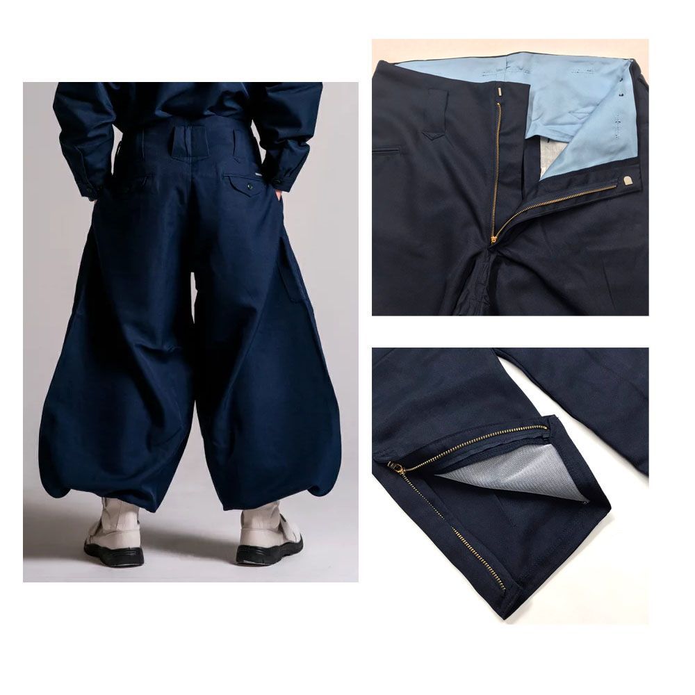 寅壱 9309 超超ロング八分 73-100cm 濃コン 紺 ネイビー ニッカ 鳶