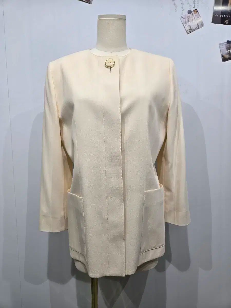 Dior ディオール アイボリー ノー ジャケット ブレザー