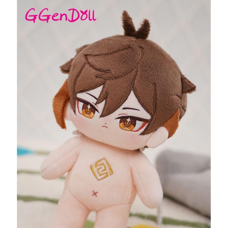 激レア★15cm着せ替えぬいぐるみ 原神 ショウ しっぽ付き GGenDoll 原神グッズ ショウリ先生 着せ替えぬいぐるみ 20cm本体