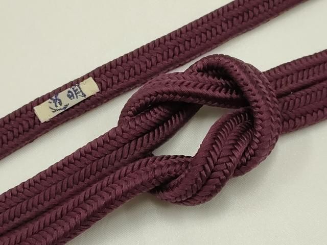 平和屋着物● 上 有職組紐道明 帯締め 冠組 杜若色 宮内庁御用 国立博物館御用 東京芸術大学御用 AABA9969ay