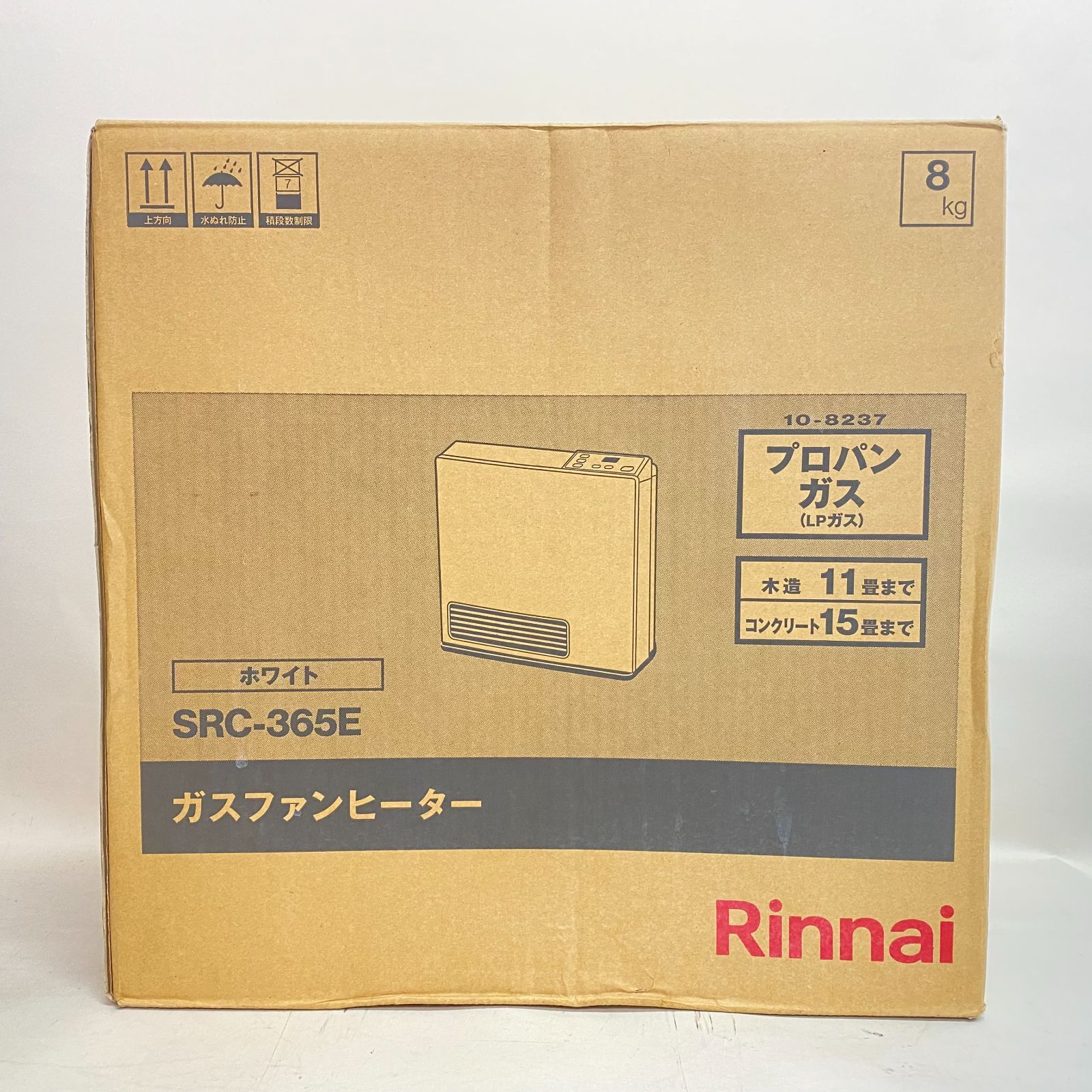 浜館67-620 Rinnai リンナイ ガスファンヒーター SRC-365E ホワイト