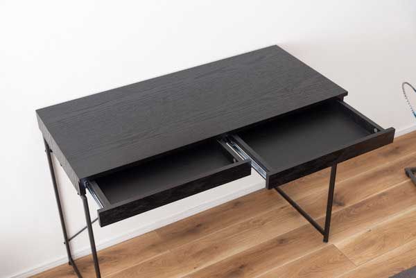 のワークデスク 引き出し付き