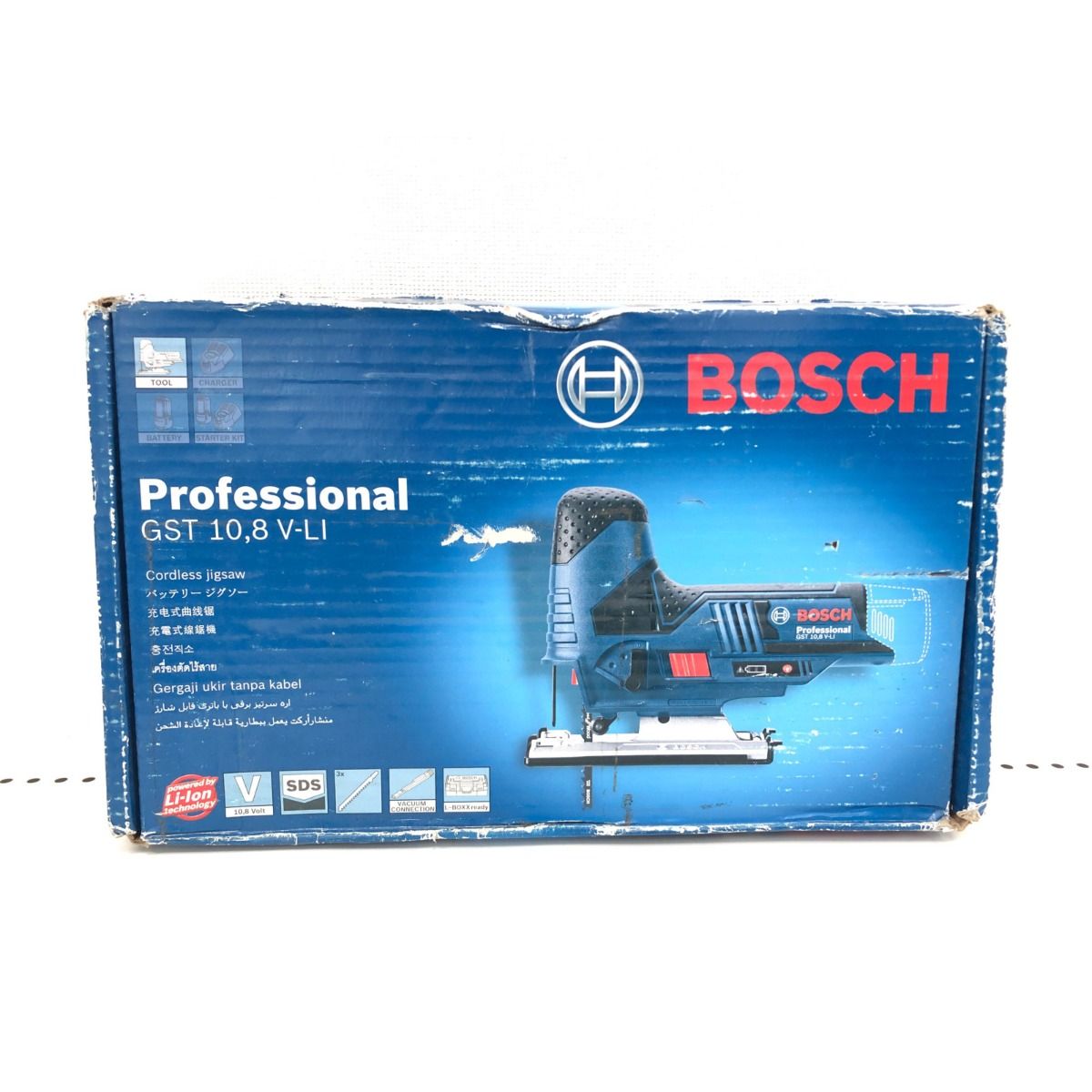 BOSCH ボッシュ 電動工具 コードレス式 10 8 V ジグソー 本体のみ GST Li ブルー