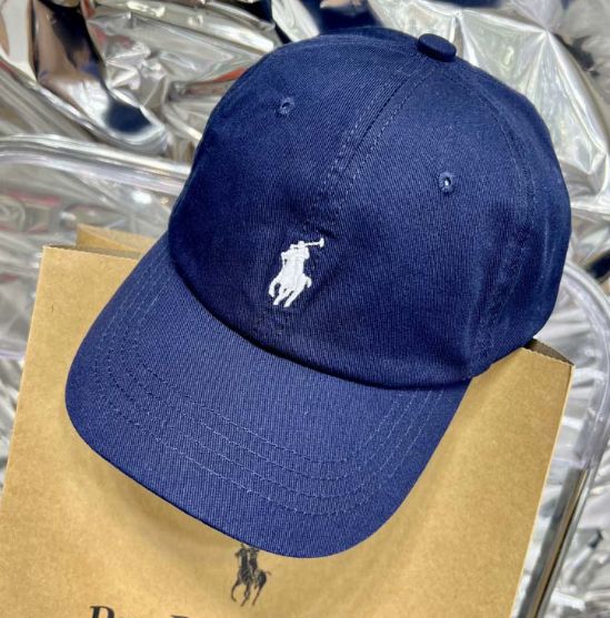 新品 POLOラルフローレン キャップ ホワイト ネイビー - メルカリ