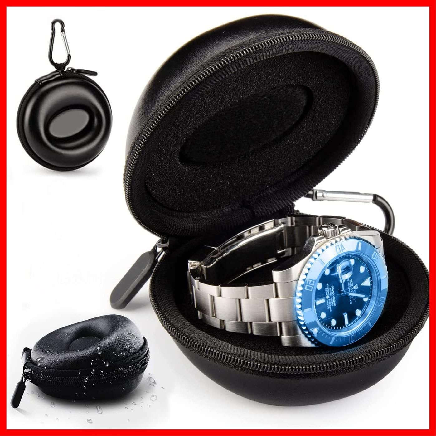 特価商品】時計収納 PUレザー仕様 持ち運び 持ち運び ボックス 腕時計
