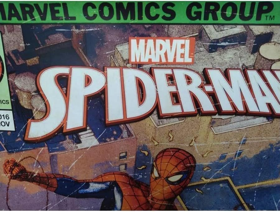 映画ポスター スパイダーマン コミックブックカバーデザイン