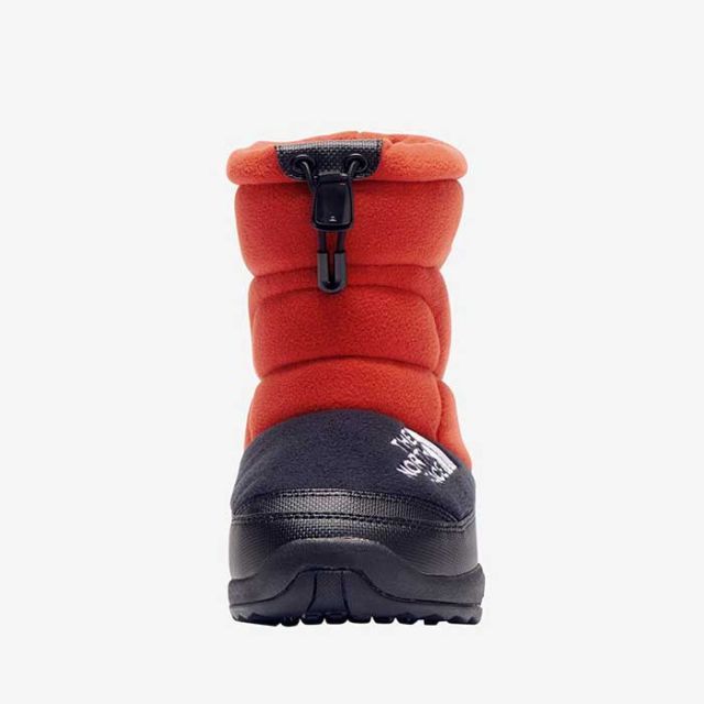 種類6 SK 18 ザ ノース フェイス THE NORTH FACE ブーツ キッズ ヌプシ ブーティ VII ポーラーテック K NSE BOOT PLT ウィンターブーツ ニットフリース スノーブーツ 子ども 長靴 オレンジ ネ