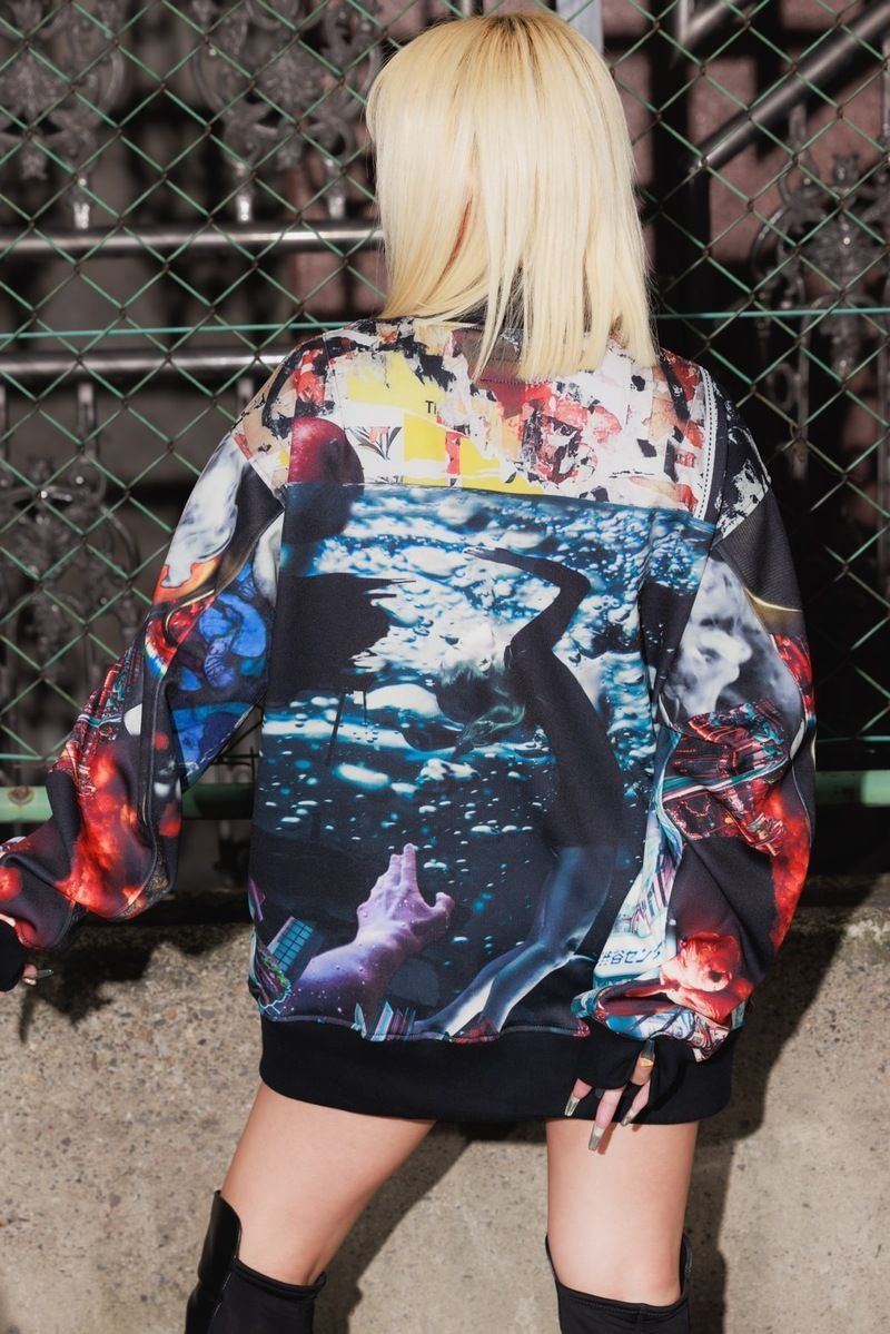 Zephyren　ゼファレン　ジャケット　和柄　ジャージ　虎柄　ジャケット　M Zephyren Online Store / SKA JUMPER PAISLEY