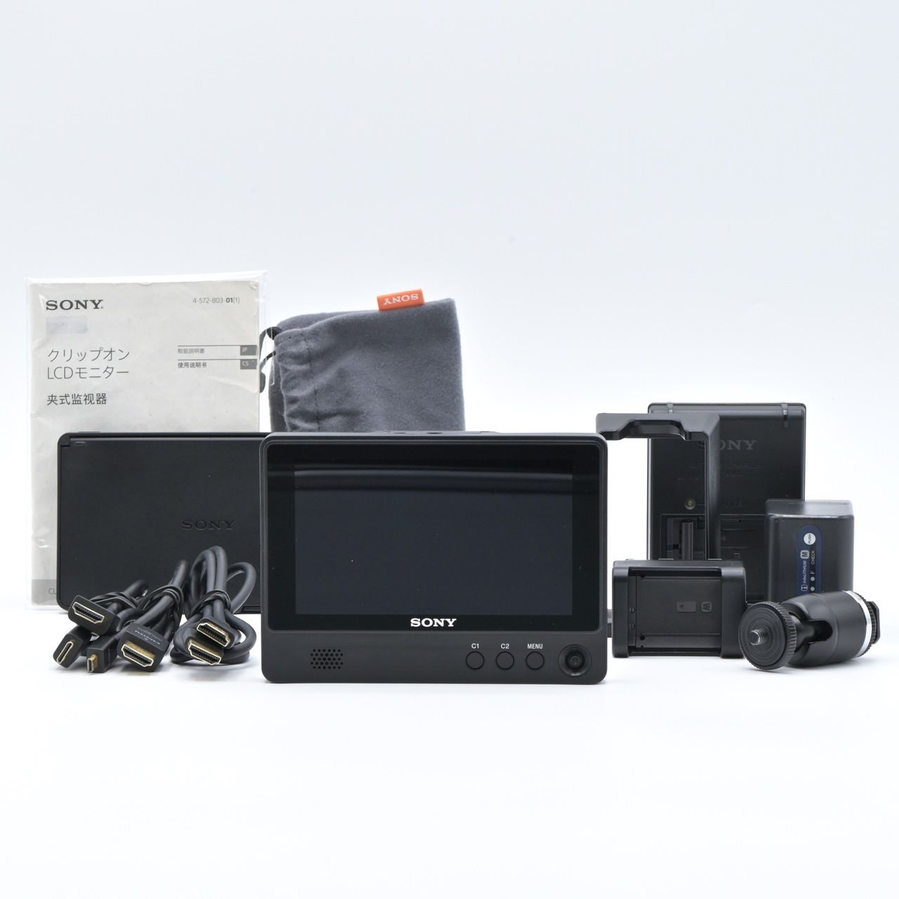 SONY ソニー クリップオンLCDモニター CLM-FHD5 バッテリー付属 アクセサリ