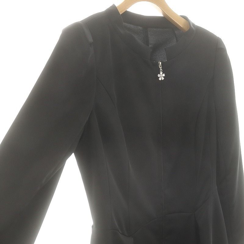 ルネ Rene プリマコート スプリングコート ロング 34 ブラック /ES