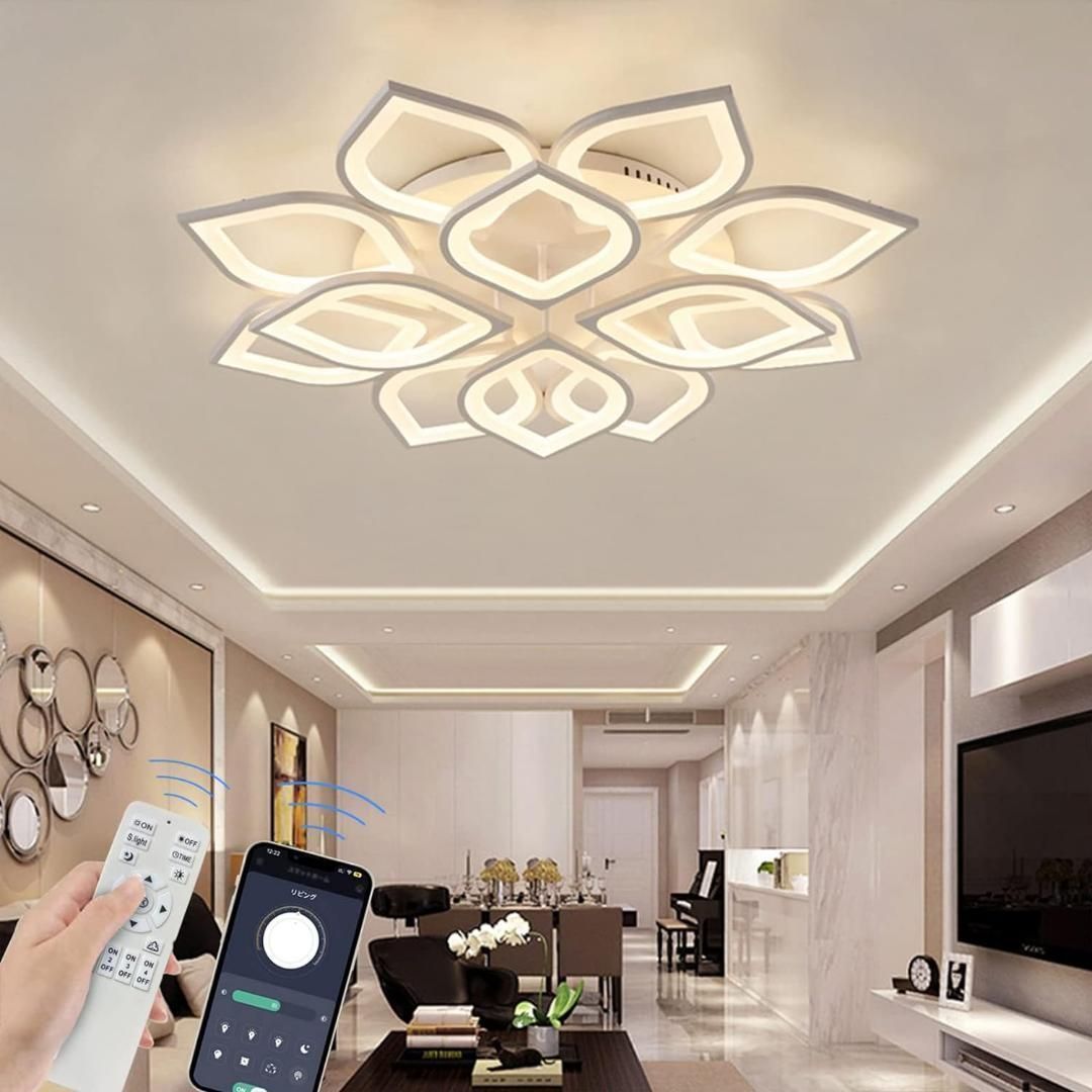 LED シーリングライト 14-22畳 APP遠隔制御 無段階調光調色 リモコン LED シーリングライト 14-22畳 APP遠隔制御 無段階調光調色 リモコン