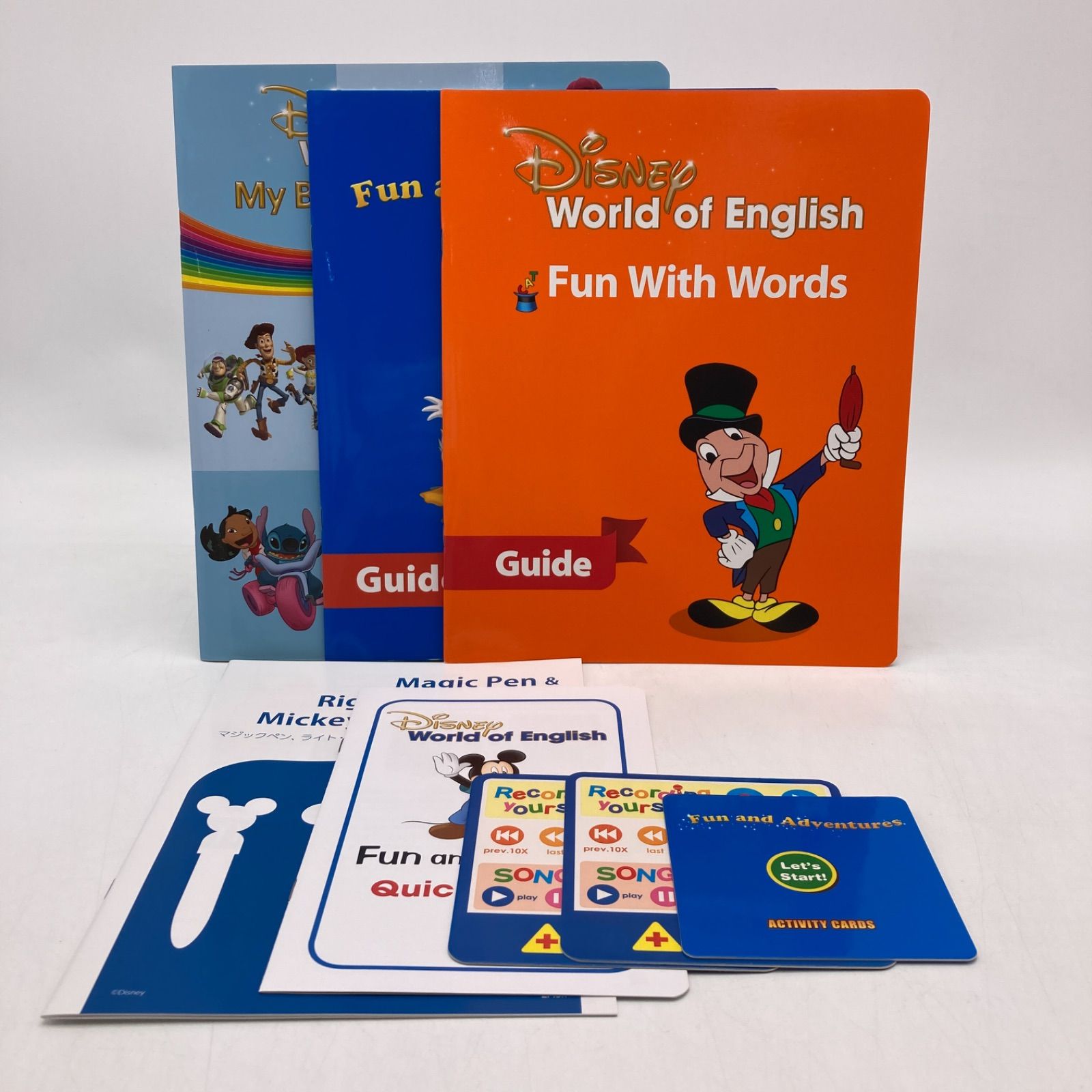 ミッキーマジックペンセット＆アドベンチャーセット　ディズニー英語　201423 ミッキーマジックペンセット＆アドベンチャーセット ディズニー