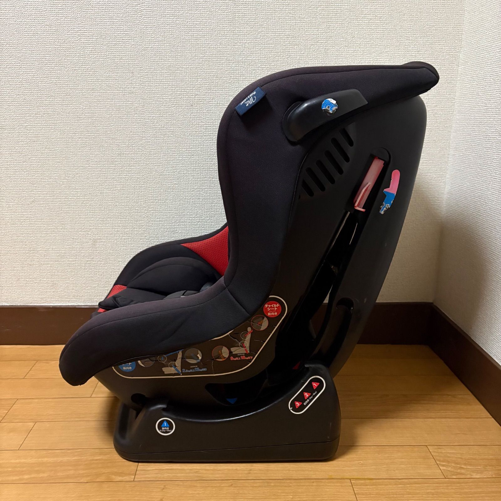 マムズキャリーMC レジェ チャイルドシート LB−363 レッド
