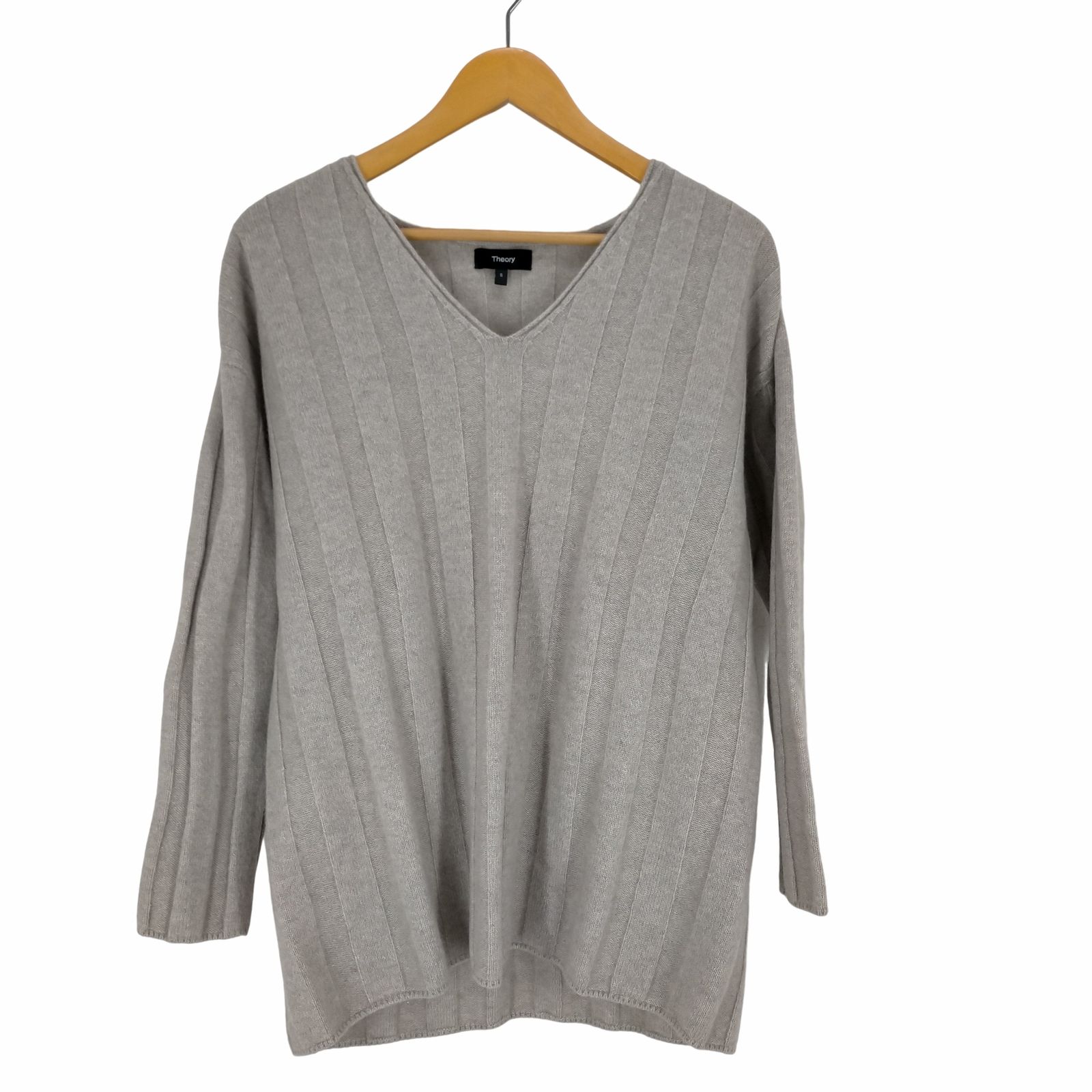 Theory セオリー　ニットOLIBIA/MOVING RIB PO　ベージュ Theory セオリー ニットOLIBIA/MOVING RIB PO ベージュ Theory✨OLIBIA