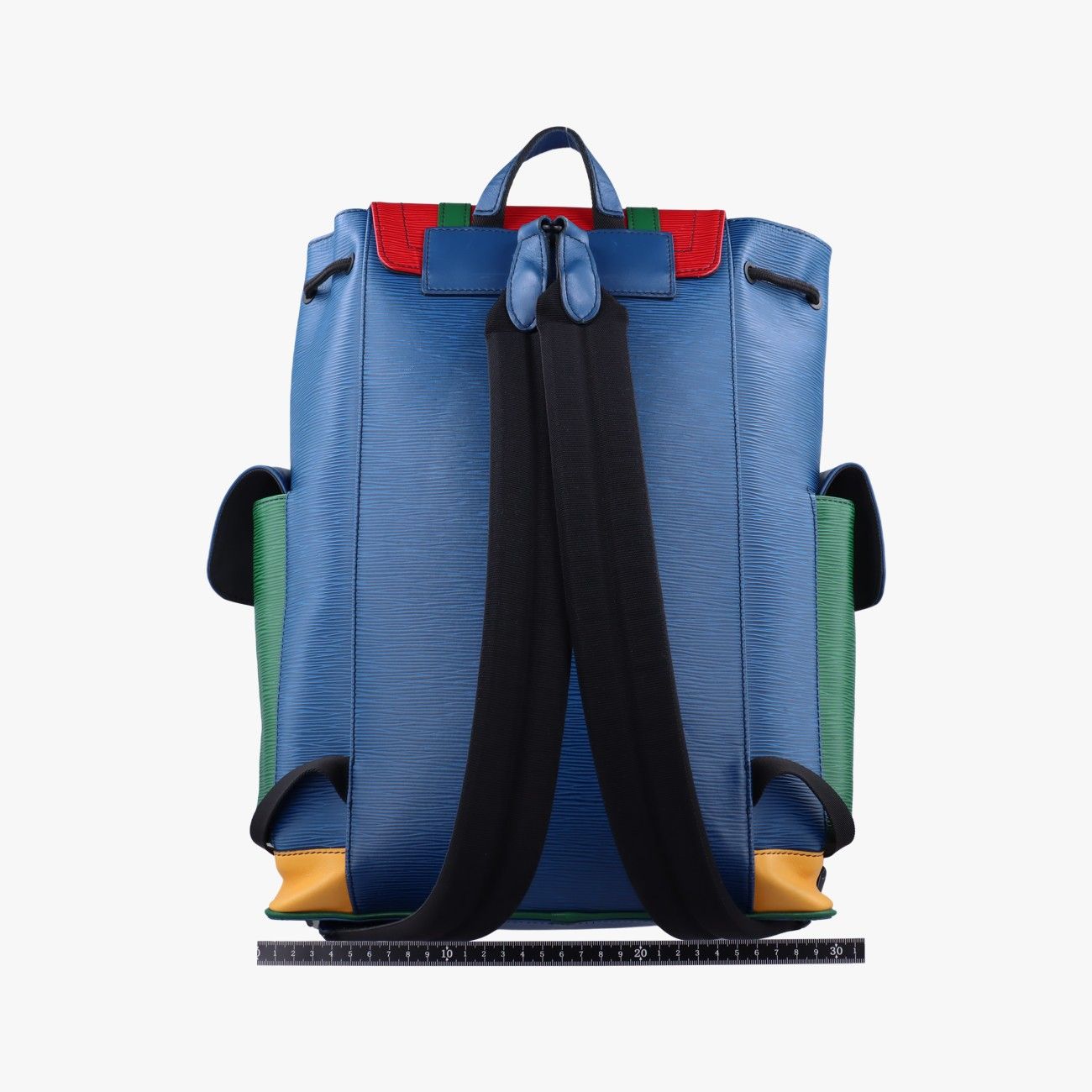 ルイヴィトンLouis Vuittonクリストファー PMレッド×ブルー×グリーン×イエローエピTR3189