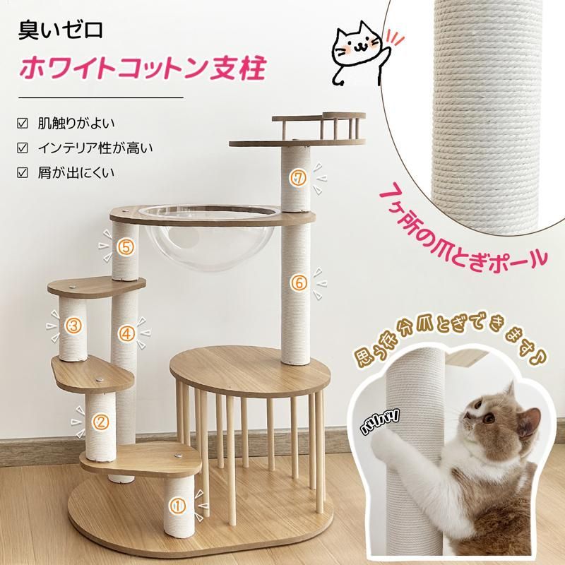 展望台 爪とぎ