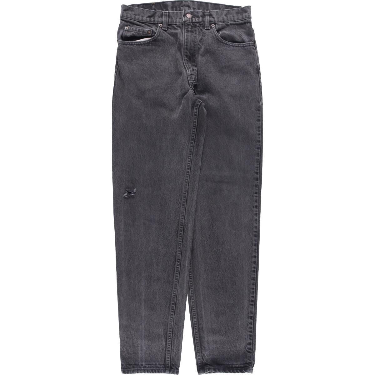 古着 90年代 リーバイス Levi's 550 ブラックジーンズ テーパード