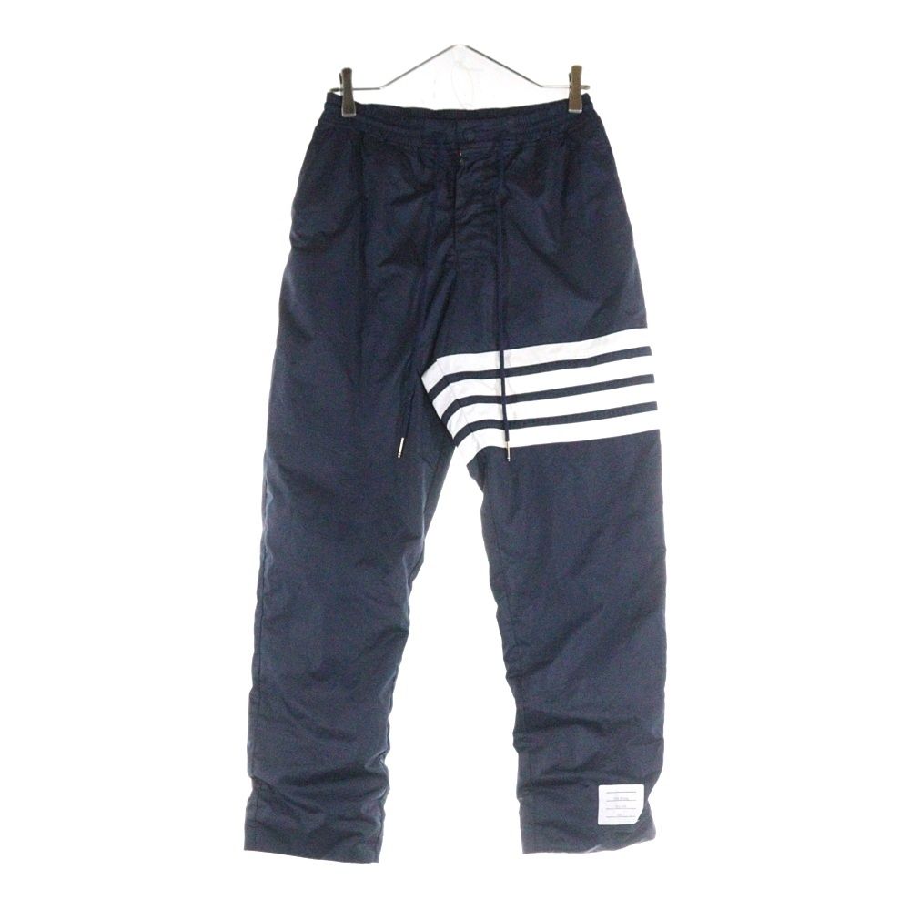 THOM BROWNE トムブラウン 4-Bar Striped Sweatpants ナイロン スウェットパンツ ネイビー MJQ024A-02399415