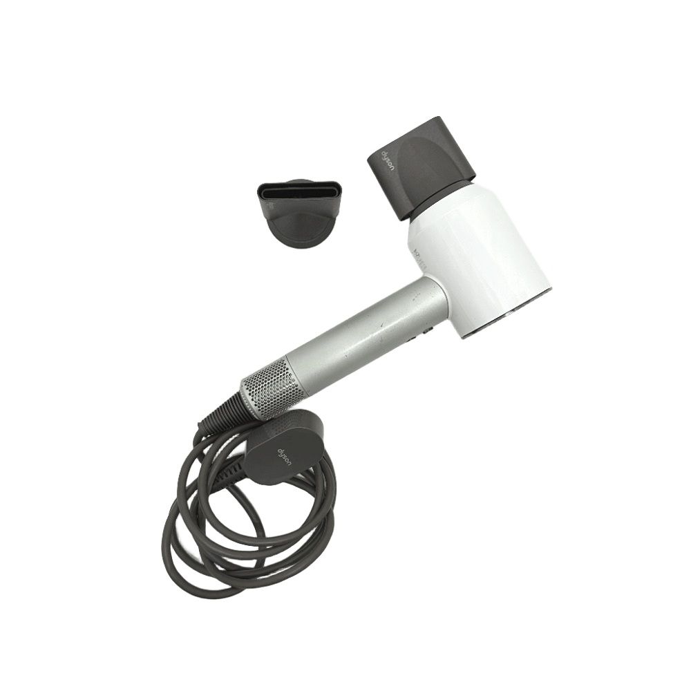 ダイソンドライヤー HD01 　ホワイト／シルバー(ｗ13) 動作品 Dyson ダイソン 美容機器 HD01 ヘア ドライヤー プラスチック