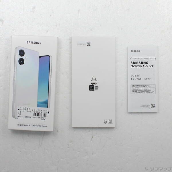 未使用品〕 未使用品 Galaxy A25 5G 64GB ライトブルー SC-53F