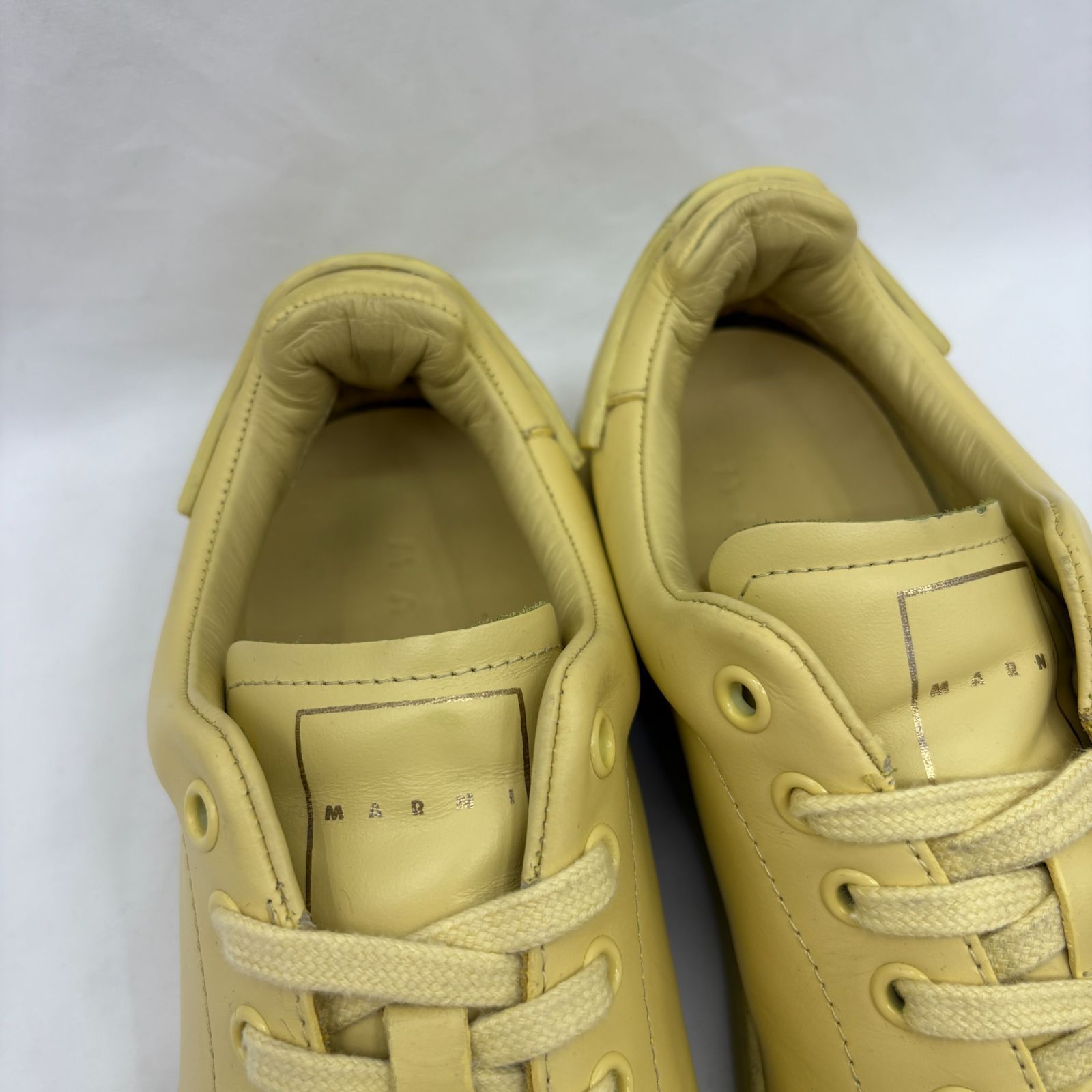 MARNI マルニ Dada Bumper ダダ バンパー レザー スニーカー イエロー 