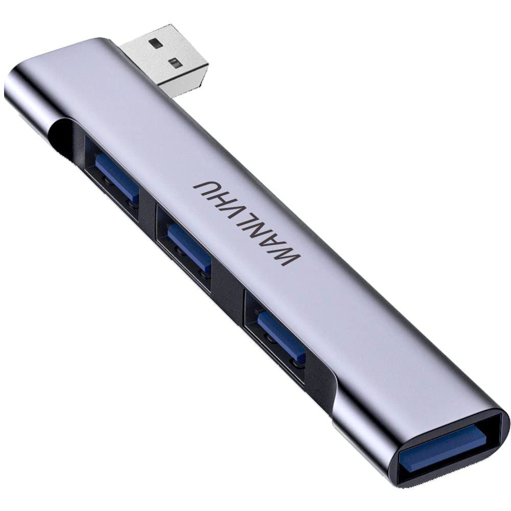 USBハブ ノートパソコン用 4ポート ポータブルUSB 3.0ハブ USBスプリッター USBマルチポートアダプターエキスパンダー MacBook Air/Pro ノートパソコン PC キーボード フラッシュドライブ モバイルHDD