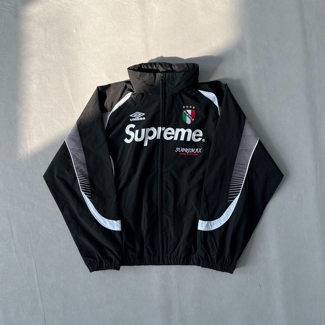 Supreme ナイロンジャケット ブラック - メルカリ