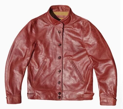 秋冬 新品　植物タンニンなめし 牛革　レトロ　本革 ライダースジャケット 革ジャン S～4XL