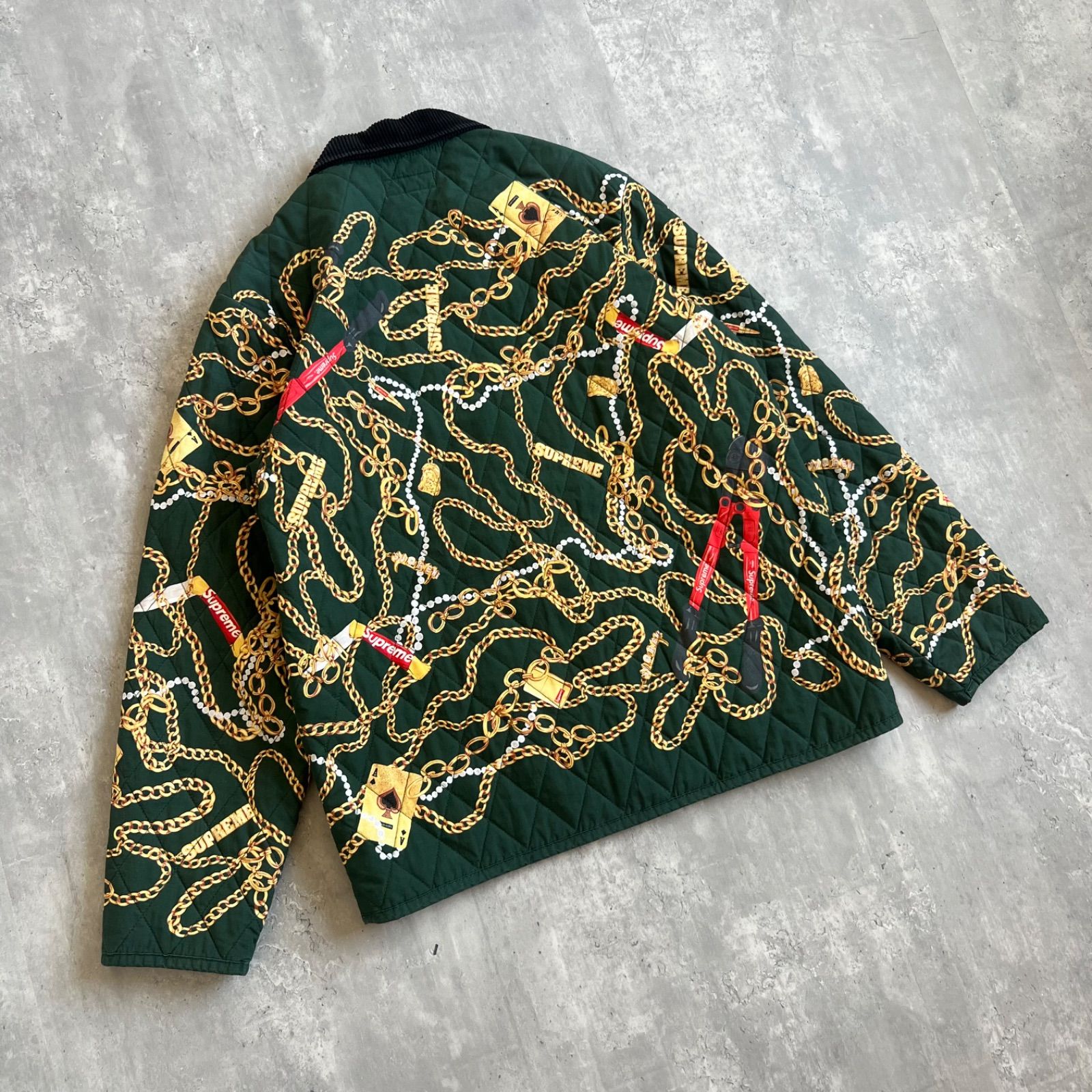 Supreme シュプリーム 20aw チェーンリンク キルティングジャケット 