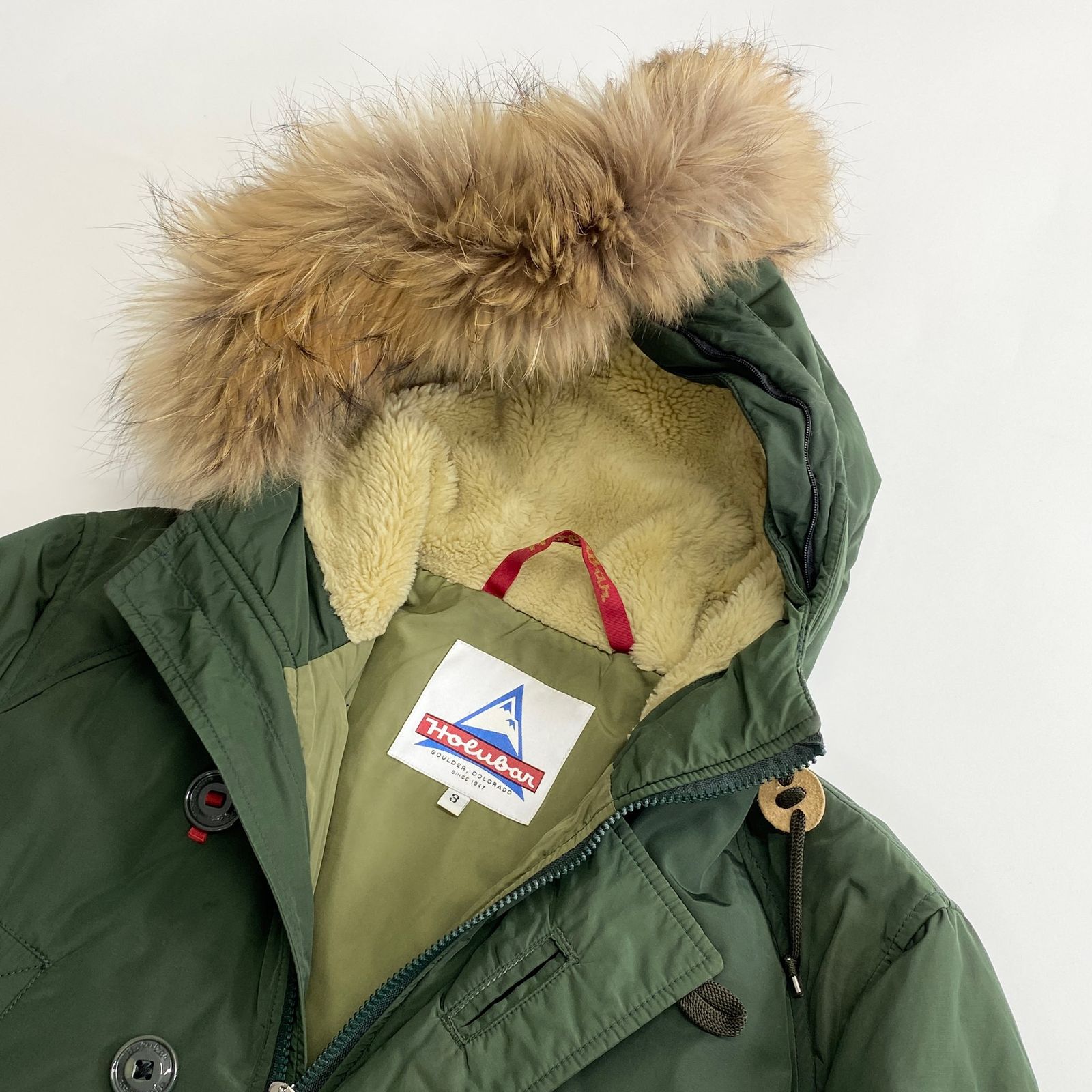 70k11 Holubar ホルバー Seven Parka ダウンジャケット 3 グリーン 