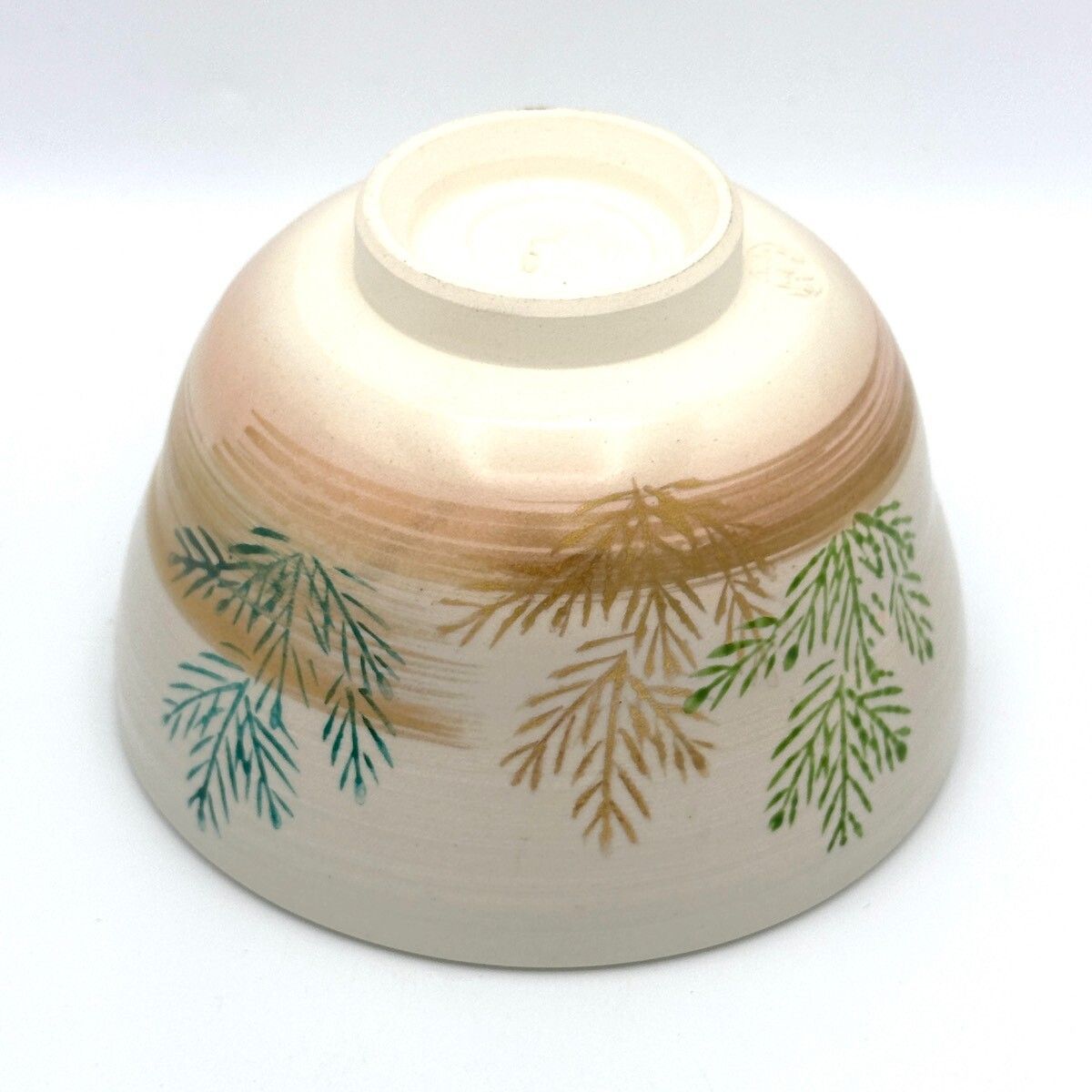 京焼 伊藤隆雲造 絵高麗数茶碗10客（共箱） 法勝寺焼 松花窯造 茶碗