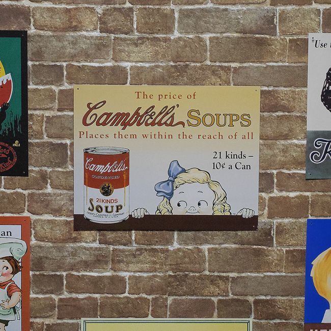 キャンベルスープ (CAMPBELL SOUPS)アメリカン ブリキ看板 キャンベルスープ (CAMPBELL SOUPS)アメリカン ブリキ看板